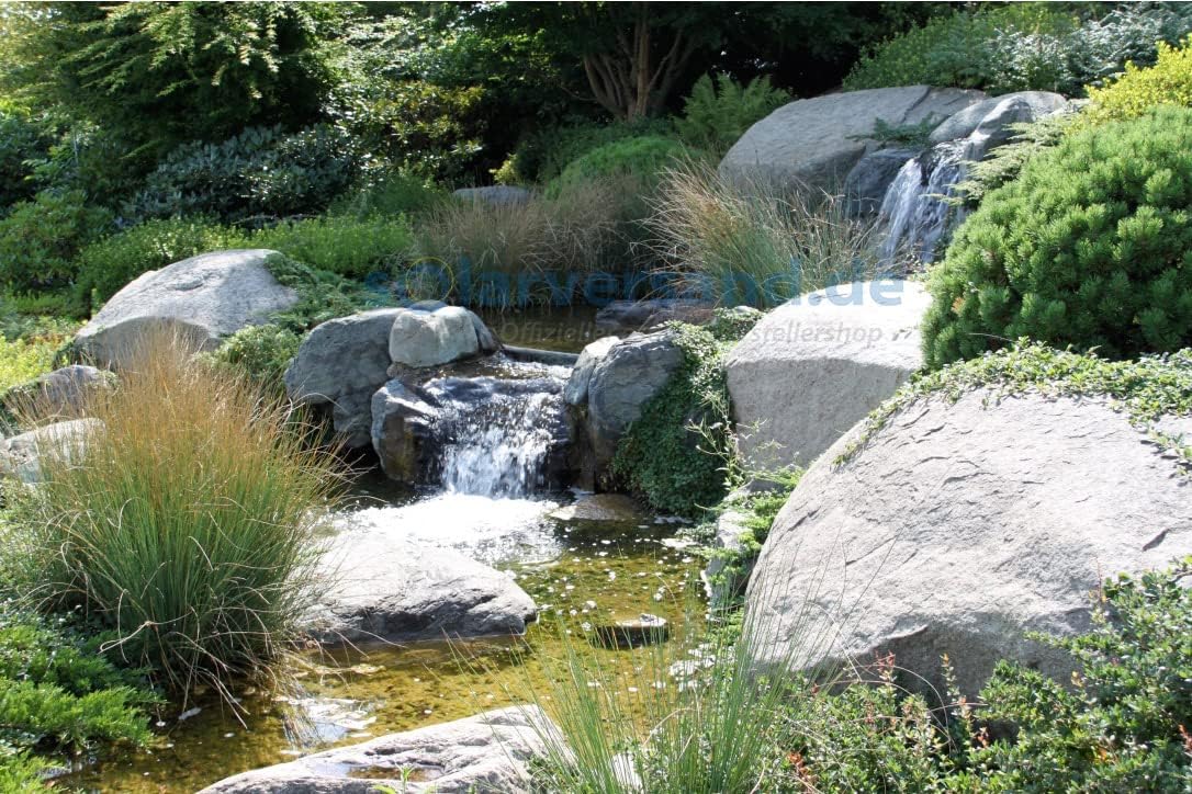 esotec Bachlaufpumpe Waterfall 4200/5000 mit Schlauchanschluss, Wasserfallpumpe, Teichpumpe, Filterpumpe 12-18V DC 101982 — Ansicht 6