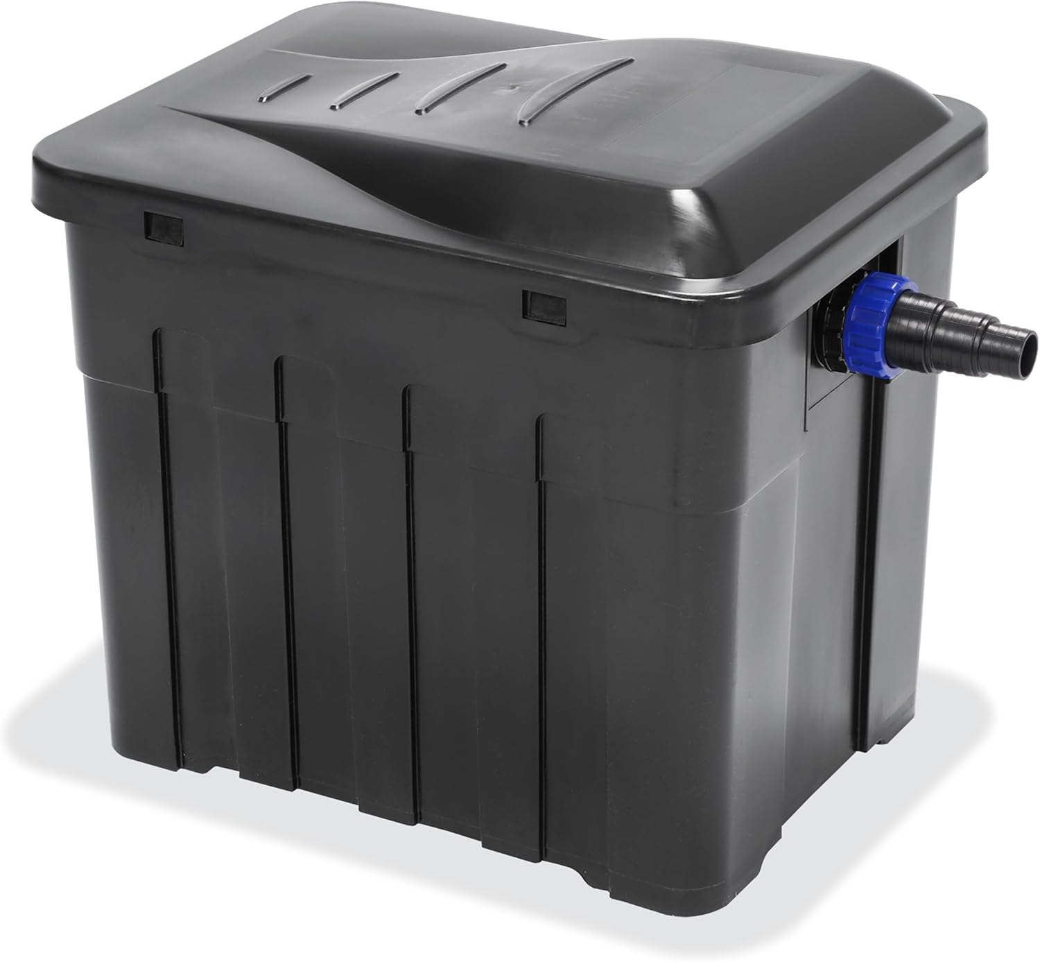 esotec Bio Filter Teichfilterbox ES35, Teiche bis 5000l, 4-Stufen-Filtersystem, Filtermaterial, Bio Filterbälle, Durchlauffilter Außenfilter, Teichfilter Filteranlage, 3400l/h 101717