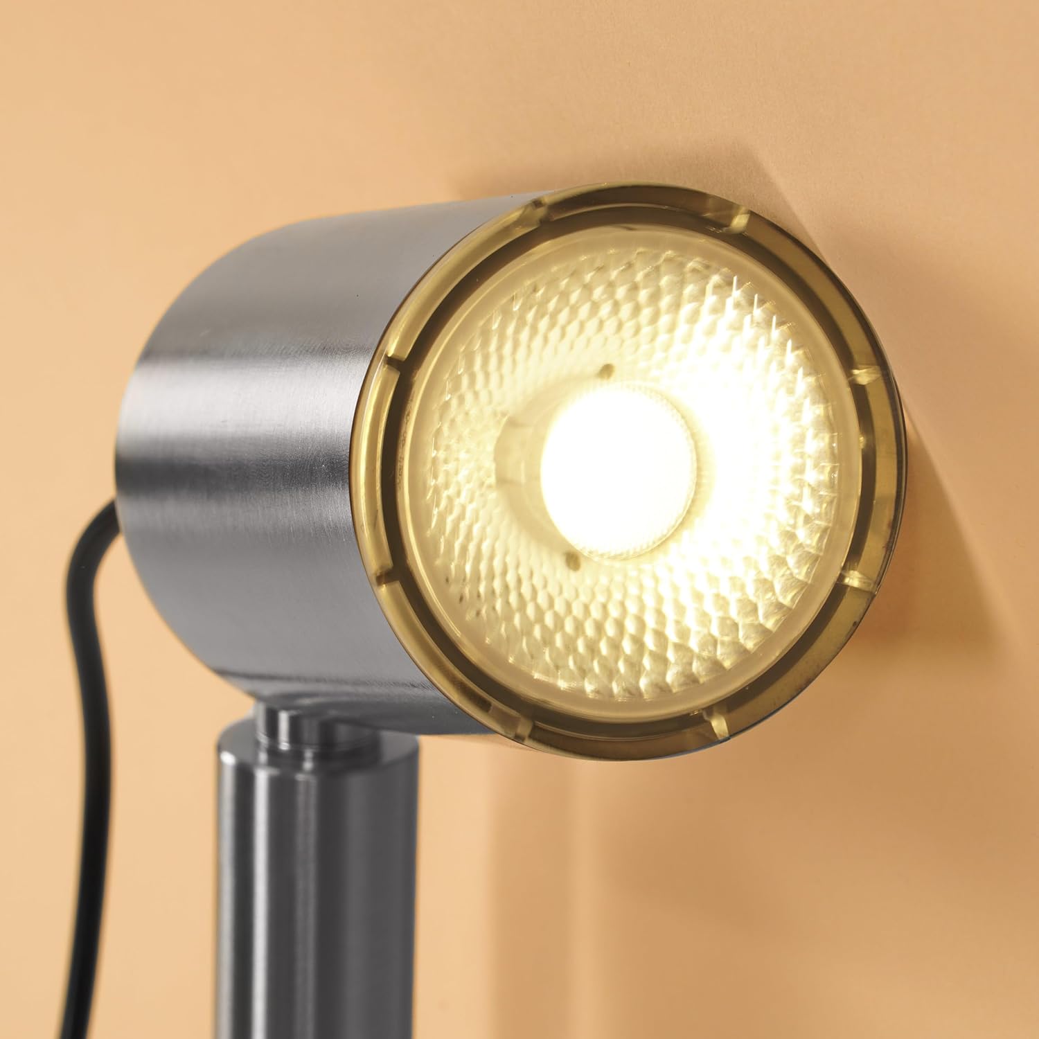 Esotec Premium Strahler PowerTrio, 3er-Set, Edelstahl, Duo Color 3000K 6000K, Solarmodul, Erdspieß, Akku, LED Spot Solarstrahler, Teichbeleuchtung, Spotlight, Metall, IP54, außen, wetterfest, 102705 — Ansicht 4
