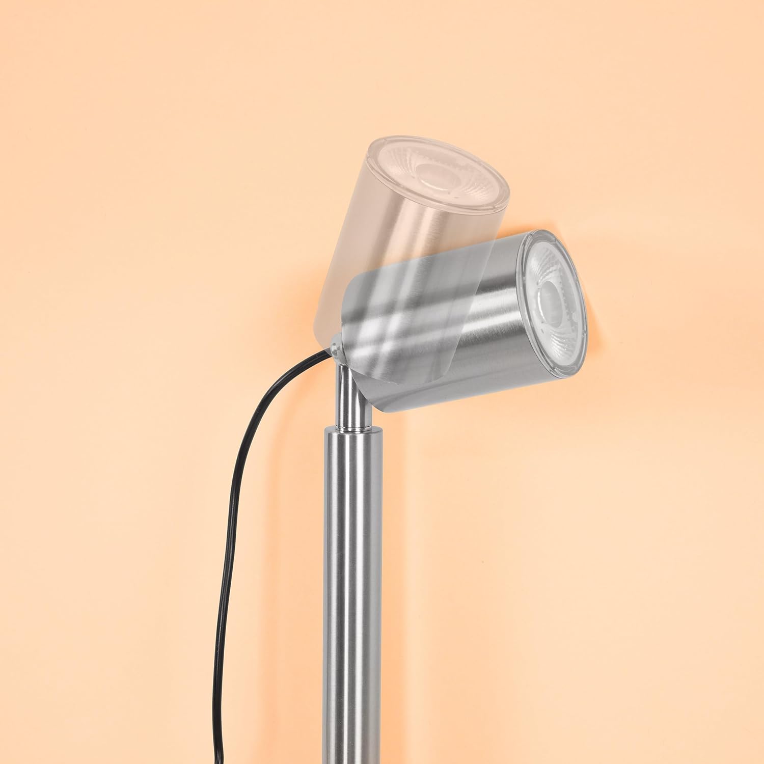 Esotec Premium Strahler PowerTrio, 3er-Set, Edelstahl, Duo Color 3000K 6000K, Solarmodul, Erdspieß, Akku, LED Spot Solarstrahler, Teichbeleuchtung, Spotlight, Metall, IP54, außen, wetterfest, 102705 — Ansicht 5