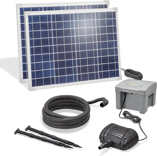 Solar Bachlaufpumpenset mit Akku 100/4200 LiFePO4