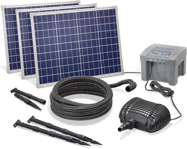 Solar Bachlaufpumpenset mit Akku proBatt Max
