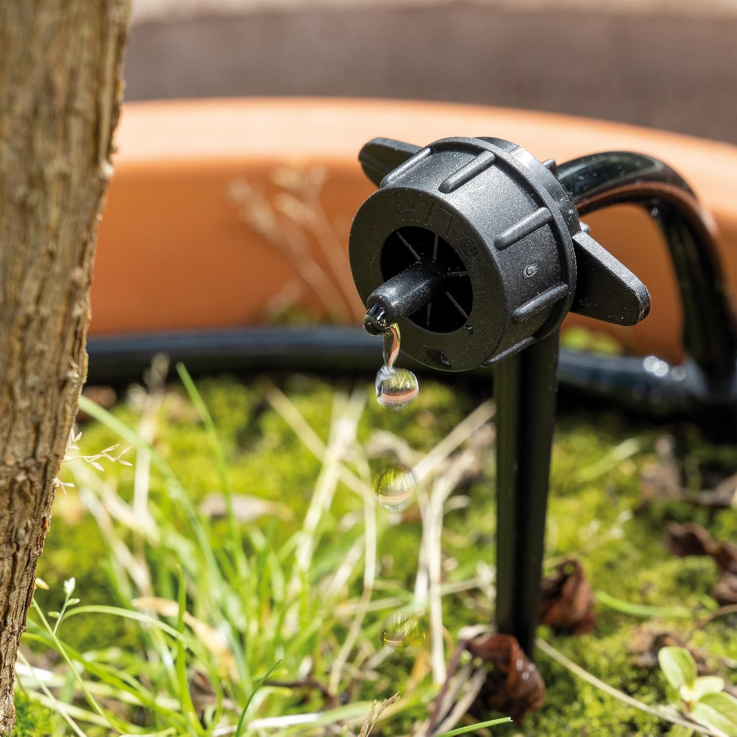 Esotec Solar Bewässerungssystem Kit Tröpfchenbewässerung Waterdrops, automatische Bewässerung für 50 Pflanzen, 48m Schlauch, mehrere Modi Outdoor 101120 — Ansicht 2