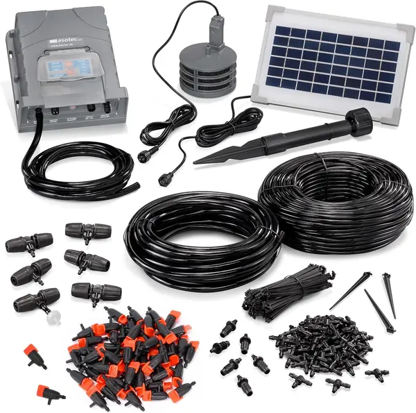 Solar Bewässerungssystem Waterdrops Pro, 50 regulierbare…