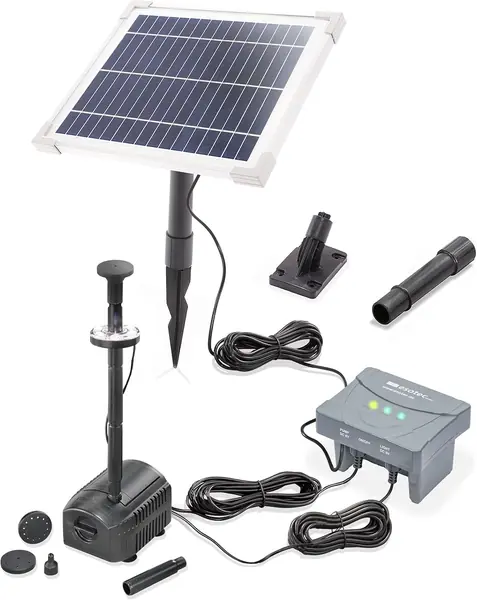 Solar LED Teichpumpe mit Filter 6/230 für außen