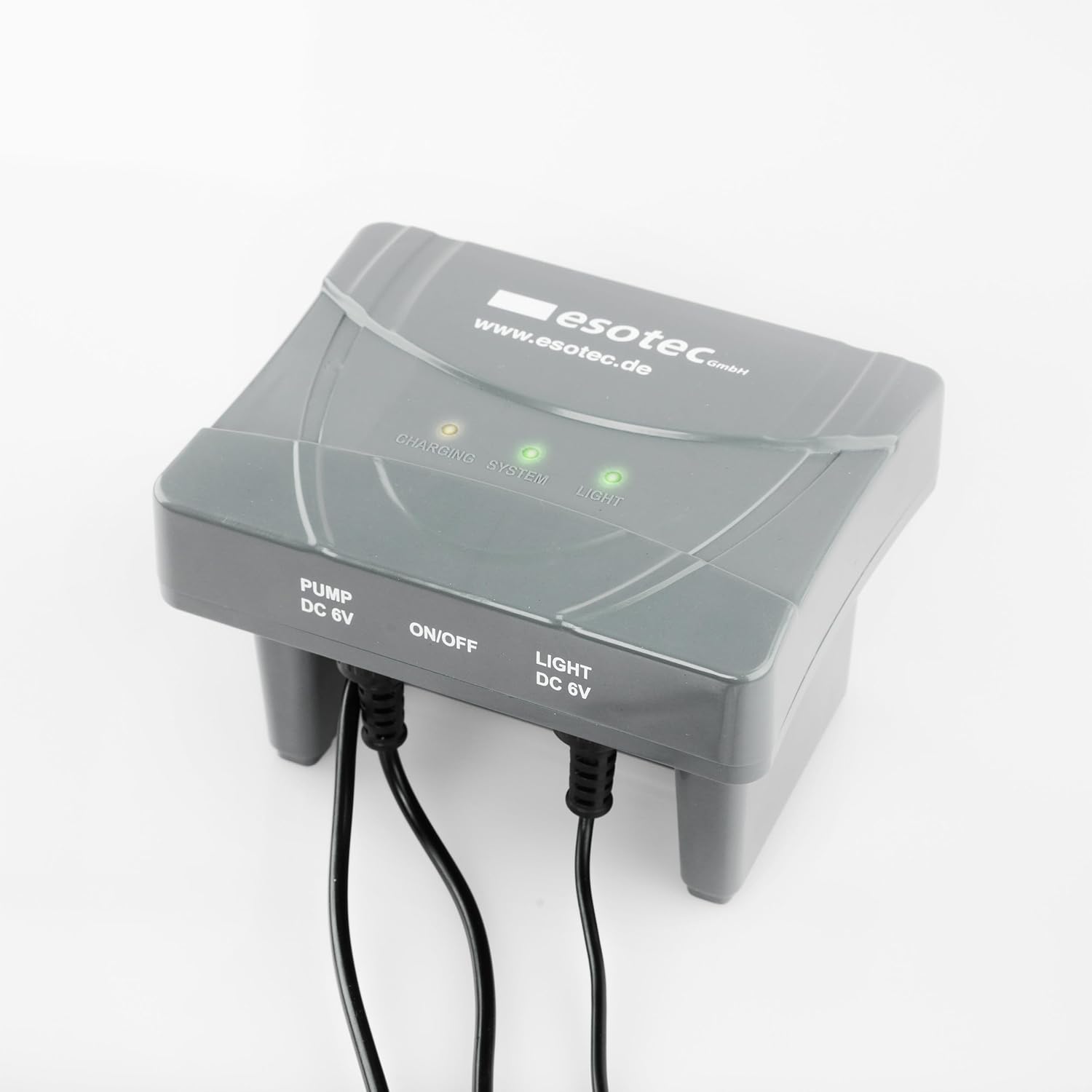 esotec Solar LED Teichpumpenset 8 400 LED, LiFePo4 Akku, Sprinklerpumpe 400/h, Erdspieß, Solarmodul 8W, Solarbrunnen Gartenteich, Wasserspiel Springbrunnenpumpe, Komplettset, außen 101936 — Ansicht 6