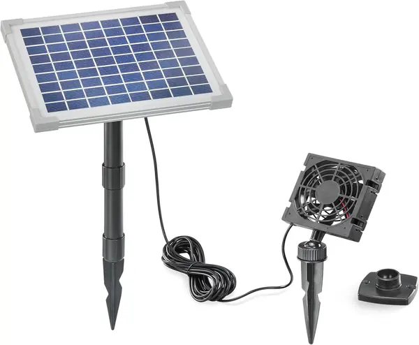 Solar Lüfterset FreshAir – 18V/DC 5W, Luftstrom 90m3
