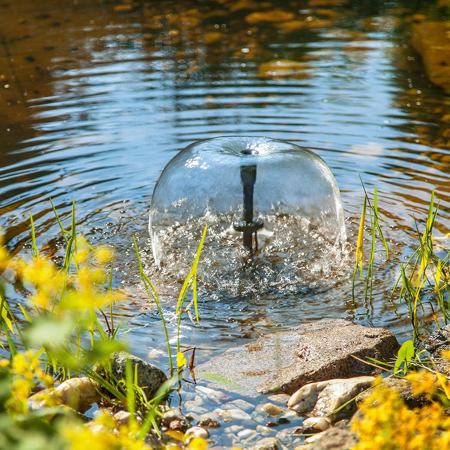 Esotec Solar Teichfilterset Profi 15/500 LED proBatt, Komplettset, Pumpe, Teichfilter, LiFePo4 Akku, Programmfunktionen, Teichpumpe, 15Wp, Förderhöhe 1,1m, 500 l/h 101058 — Ansicht 4