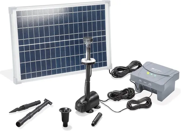 Solar Teichpumpenset 25/700 LED
