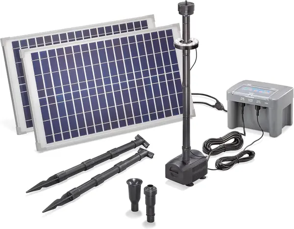 Solar Teichpumpenset 50 1300 LED proBatt
