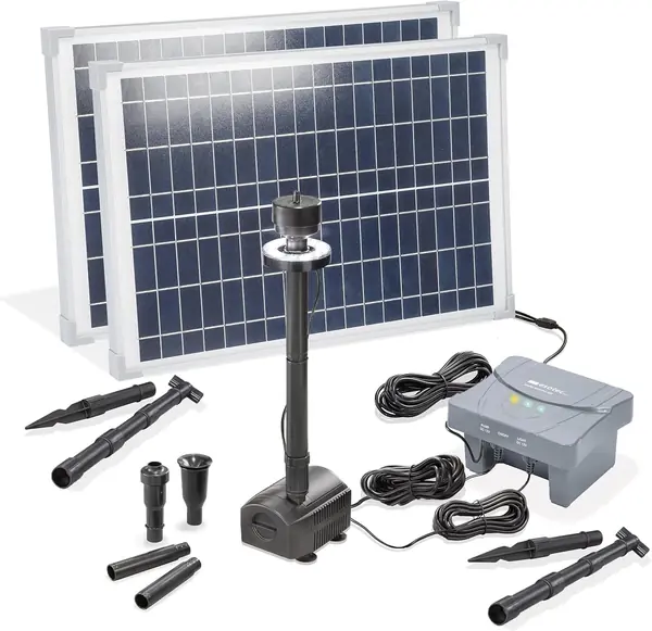 Solar Teichpumpenset 50 1400 LED