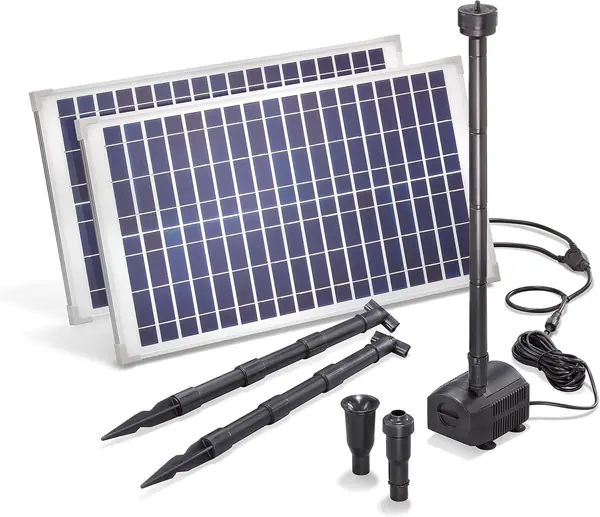 Solar Teichpumpenset 50/1700 mit 2x 25 W Solarmodul