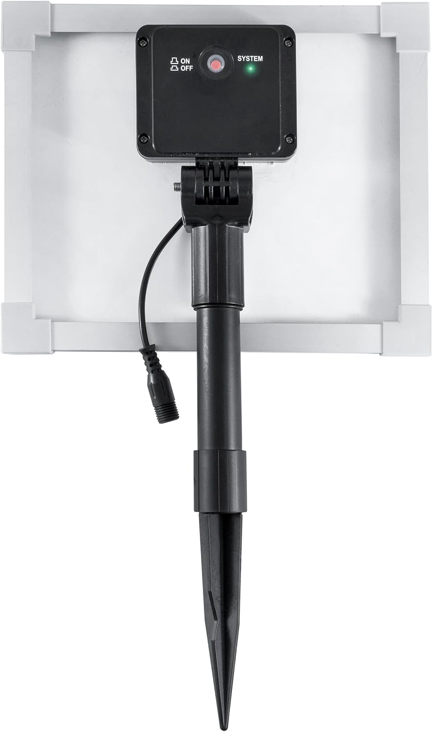 esotec Solar Teichpumpenset 6 220 LED, Komplettset, Sprinklerpumpe 220/h, LiFePo4 Akku, Erdspieß, Solarmodul 6W, Solarbrunnen Gartenteich, Wasserpiel Springbrunnenpumpe, outdoor, 101932 — Ansicht 6
