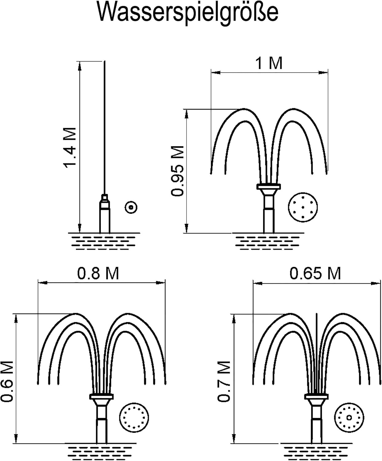 esotec Solar-Teichpumpenset 6/420, Solarpumpe mit Trockenlaufschutz, Sprinklerset für Wasserspiel Miniteich Wanne Gartenteich 101908 — Ansicht 4
