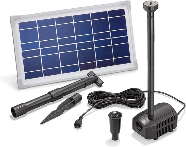 Solar Teichpumpenset 8/380 mit 8 W Solarmodul