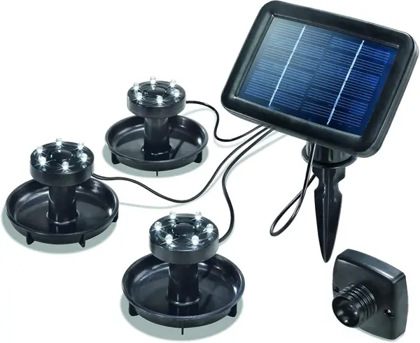 Solar Unterwasserstrahler Splash, 3er Set, LED Spot…