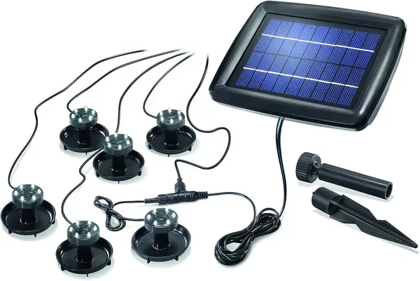 Solar Unterwasserstrahler Super Splash – Akku, LED Spot