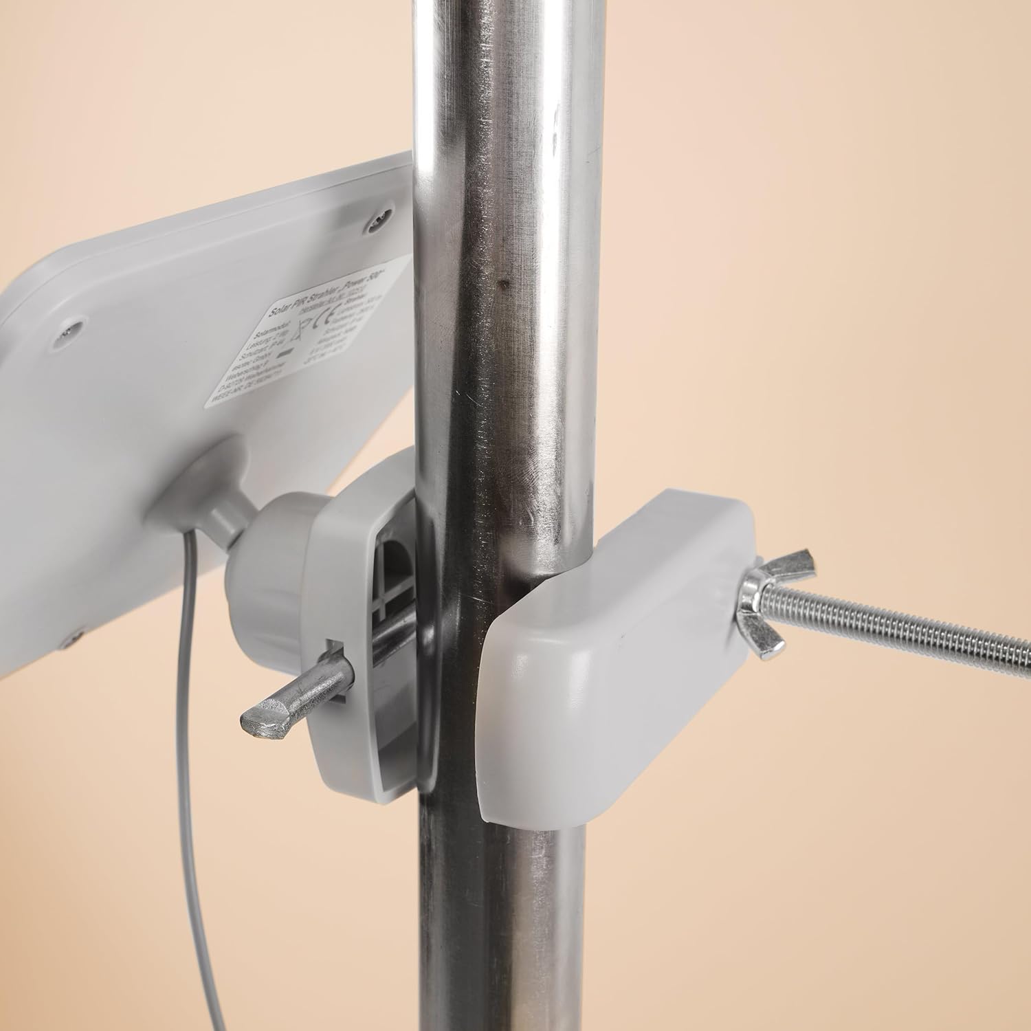 Esotec Solar Wandstrahler HighPower 500, PIR Bewegungsmelder, Akku, Lichtsystem, LED Flächenstrahler, Solarmodul, Solarstrahler, Wandleuchte, 2800K, Kunststoff, IP44, außen, wetterfest, 102510 — Ansicht 6