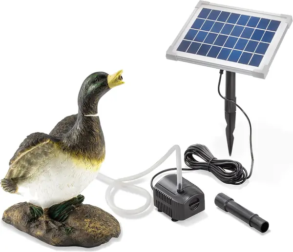 Solar Wasserspeier-Set – Wasserspiel, Gartenbrunnen