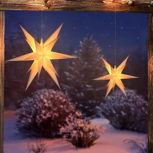 Solar Weihnachtsdeko outdoor LED Weihnachtssterne
