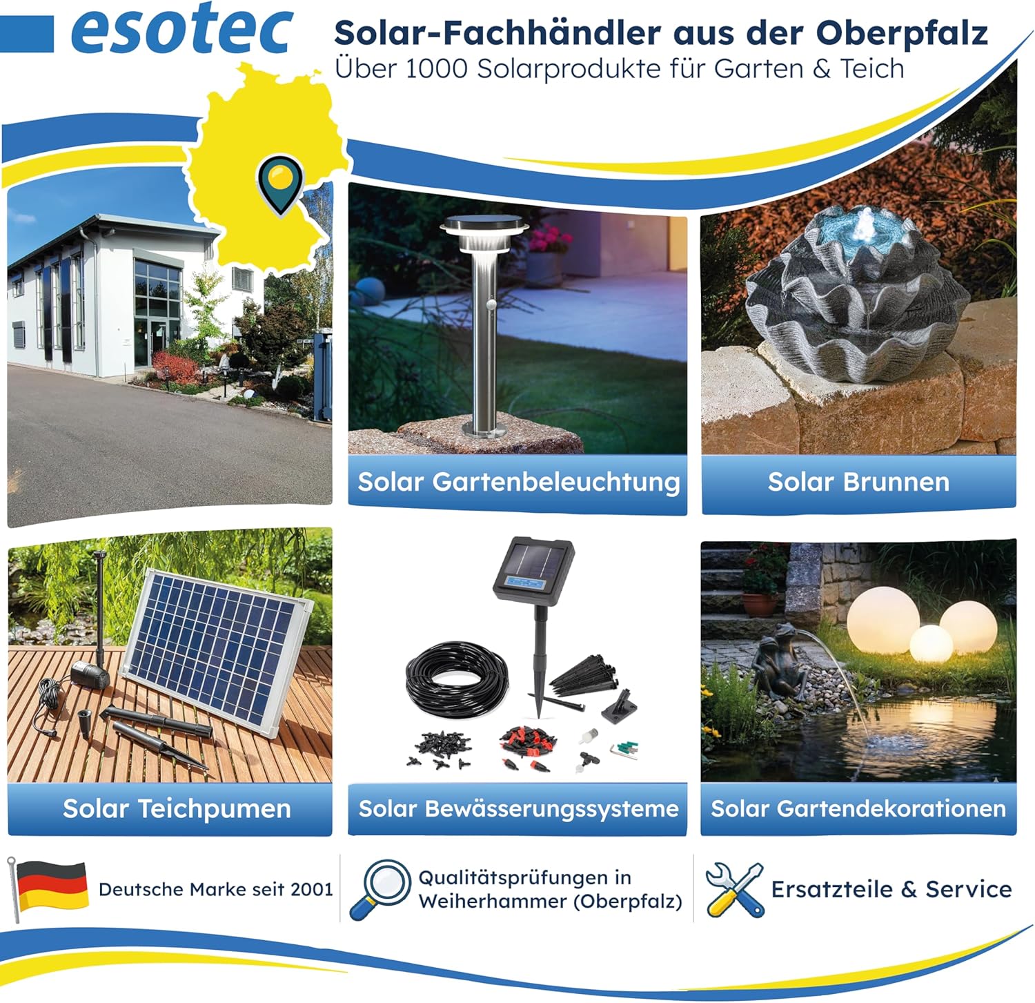 Esotec Solarleuchte Ilona, Dekoleuchte, Polyrattan, Crackle Ball Bruchglaskugel, LED Gartenleuchte, Solarlaterne, Solarlichter, Akku, Metall, IP44, wetterfest, außen, schwarz, Höhe 31,5cm, 102207 — Ansicht 5