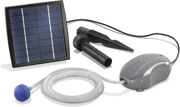 Teichbelüfter Solar AIR S, 6-9V/DC 120l/h Sauerstoffpumpe…