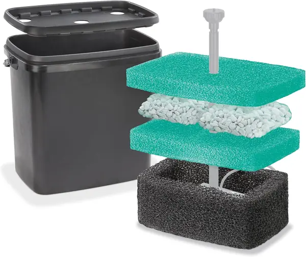 Teichfilterbox L Unterwasserfilter Filterbox Miniteich