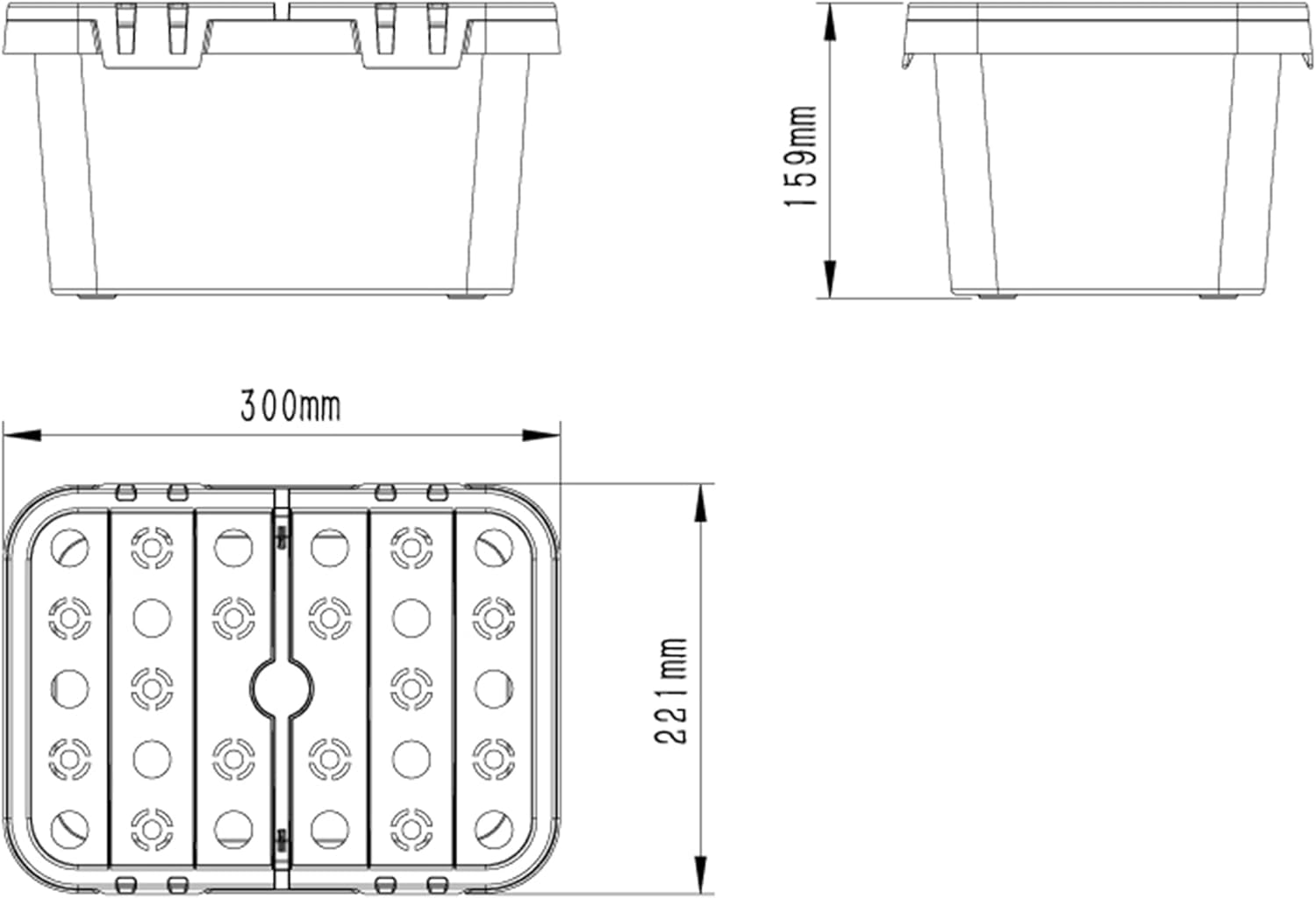 esotec Teichfilterbox S Unterwasserfilter, Innenfilter für Gartenteich, mechanisch-biologischer Teichfilter mit Filtermedien, versenkbare Filterbox 101716 — Ansicht 3