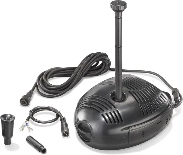 Teichpumpe Milano 470/750 mit Sprinklerset – 12-24V/DC