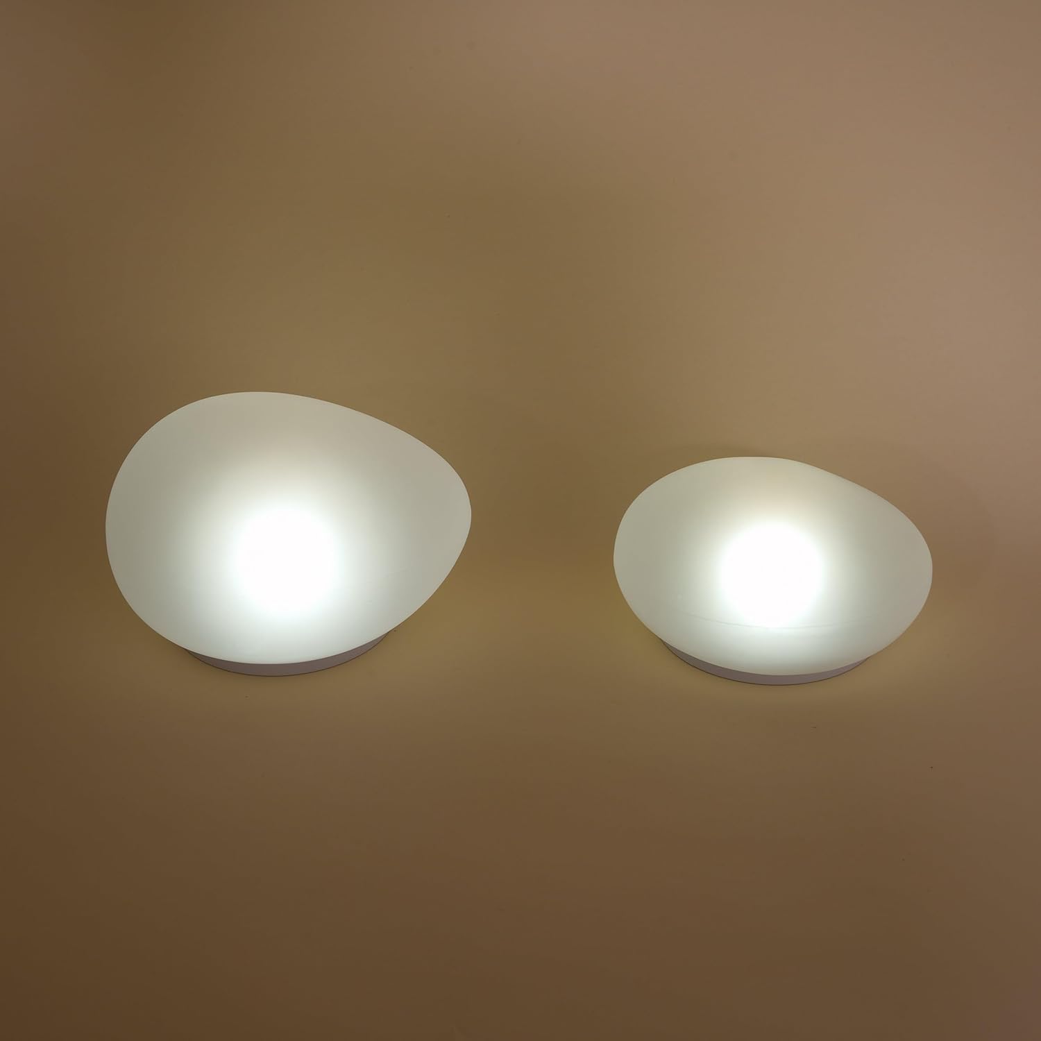 Solar Glas Deko Steinleuchten 2er Set Lichtfarbe neutralweiß 4100K Gartendekoration Solarleuchten esotec 102084 — Ansicht 5